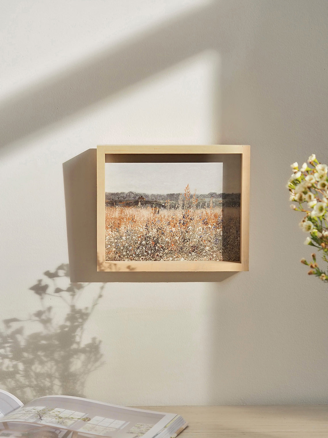 Wildflower Fields Framed Print 8.5'x7'