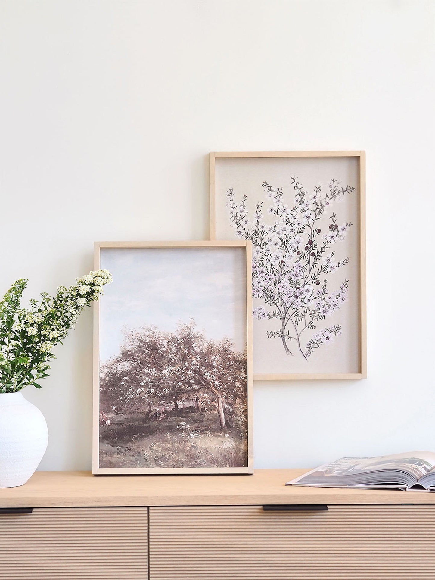 Apple Orchard Framed Print 19x13'