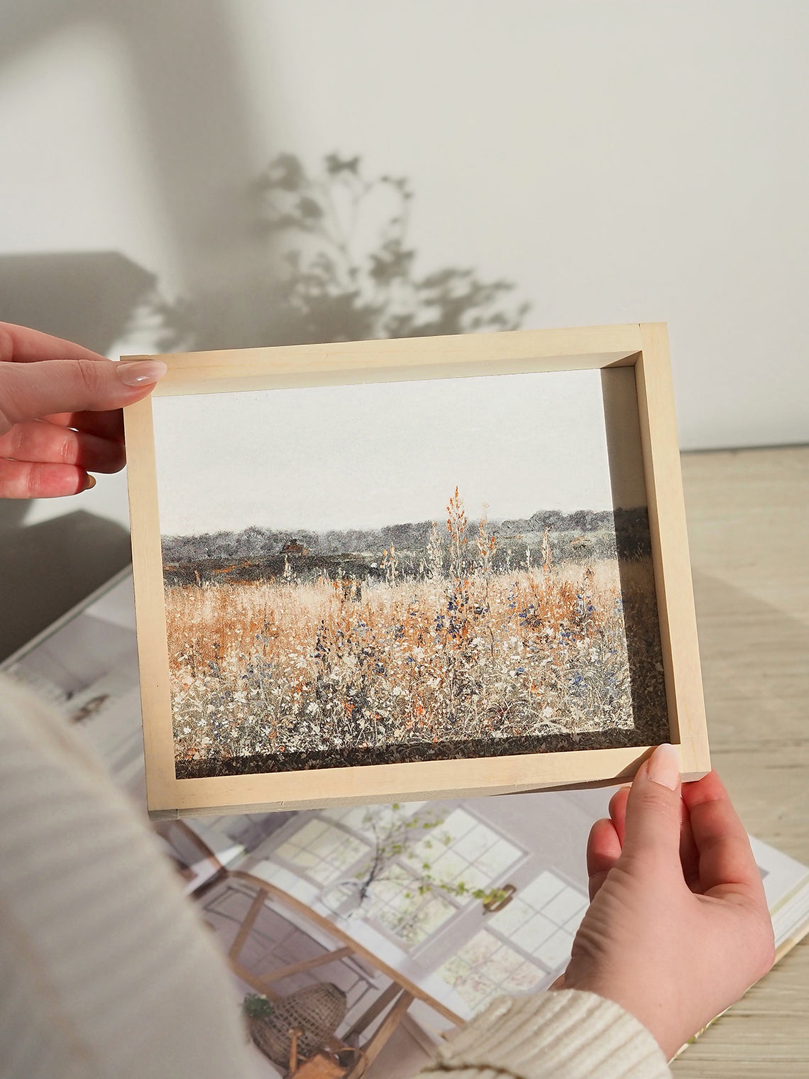 Wildflower Fields Framed Print 8.5'x7'