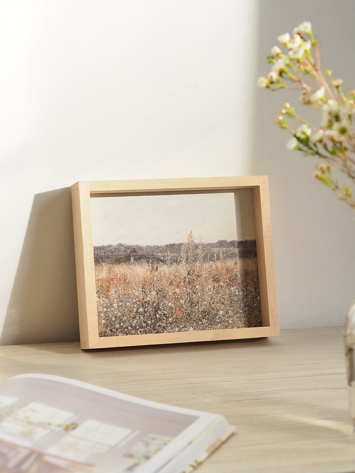 Wildflower Fields Framed Print 8.5'x7'